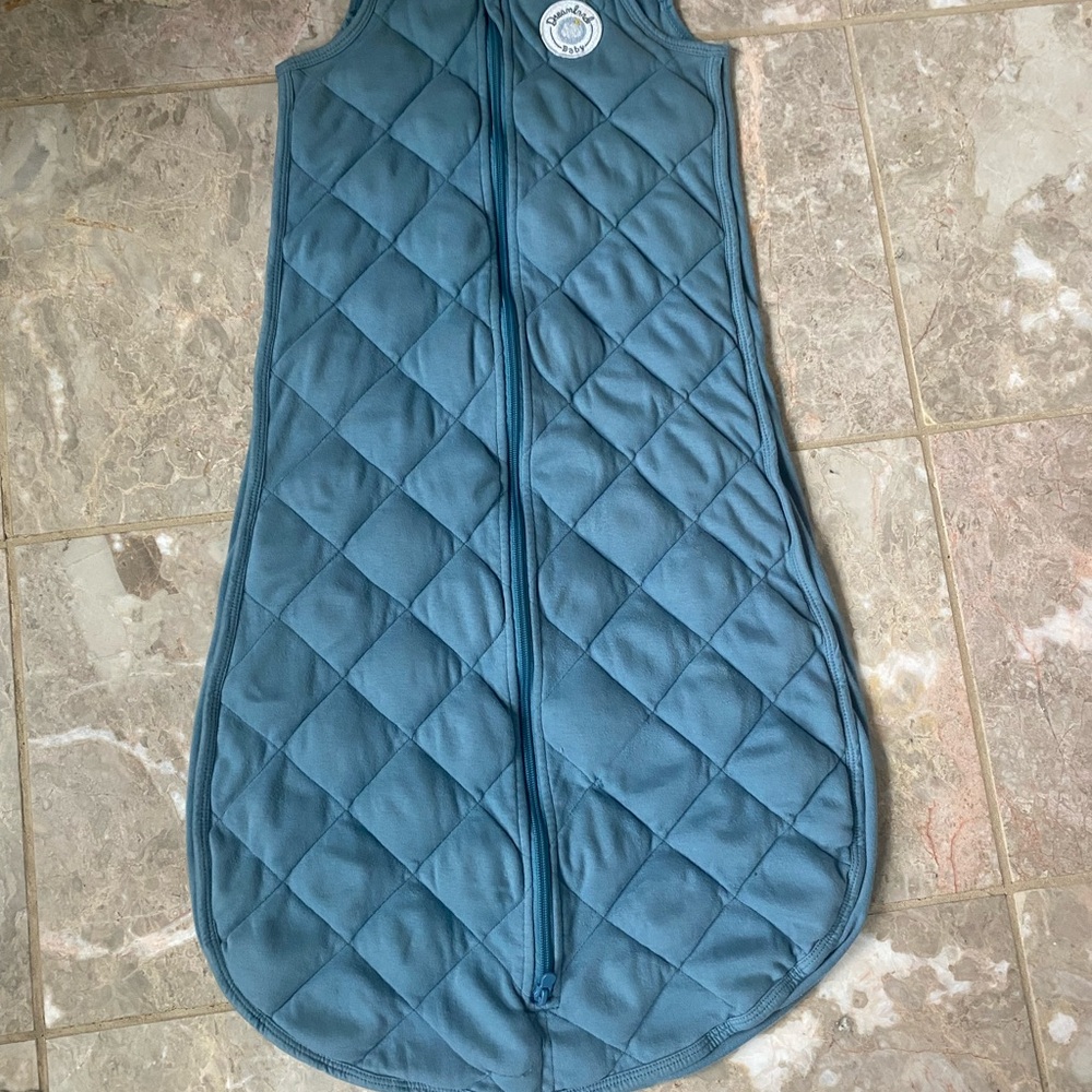 Blue Quilted dream land sleep sac